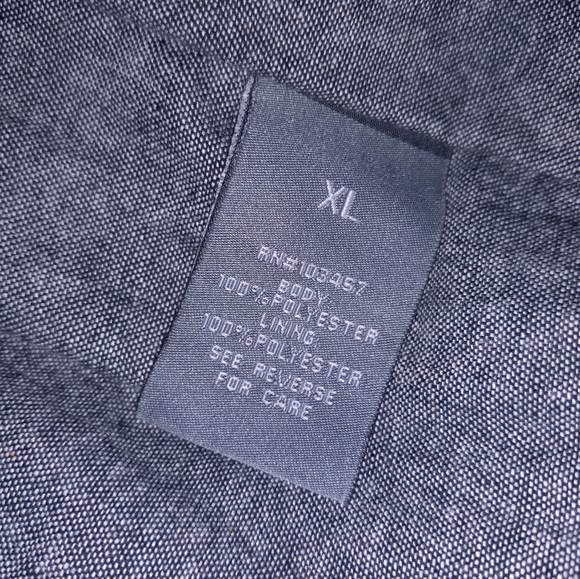 Men's Hooded Vest Jacket Division Size XL Dark Gray, with Removable Hoodie - Picture 2 of 7